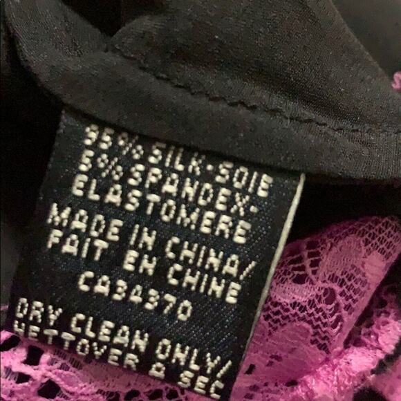 DANIEL HECHTER PARIS SILK/SPANDEX LINGERIE SIZE‎ L - Picture 6 of 6
